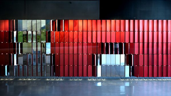 Boston Wind — Brixel kinetic wall installation