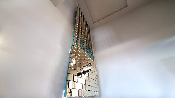 Crystal Cove Wind — kinetic artwork visualizing live wind