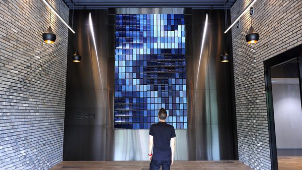 Sachiura Wind — interactive kinetic art installation